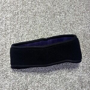Wintergreen‎ Headband Womens One Size Black Fleece Ear Warmer Lined Winter